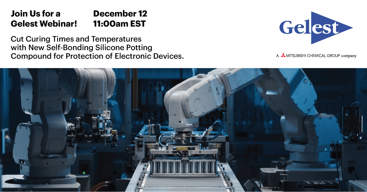 Cut Curing Times and Temperatures with New SelfBonding Silicone