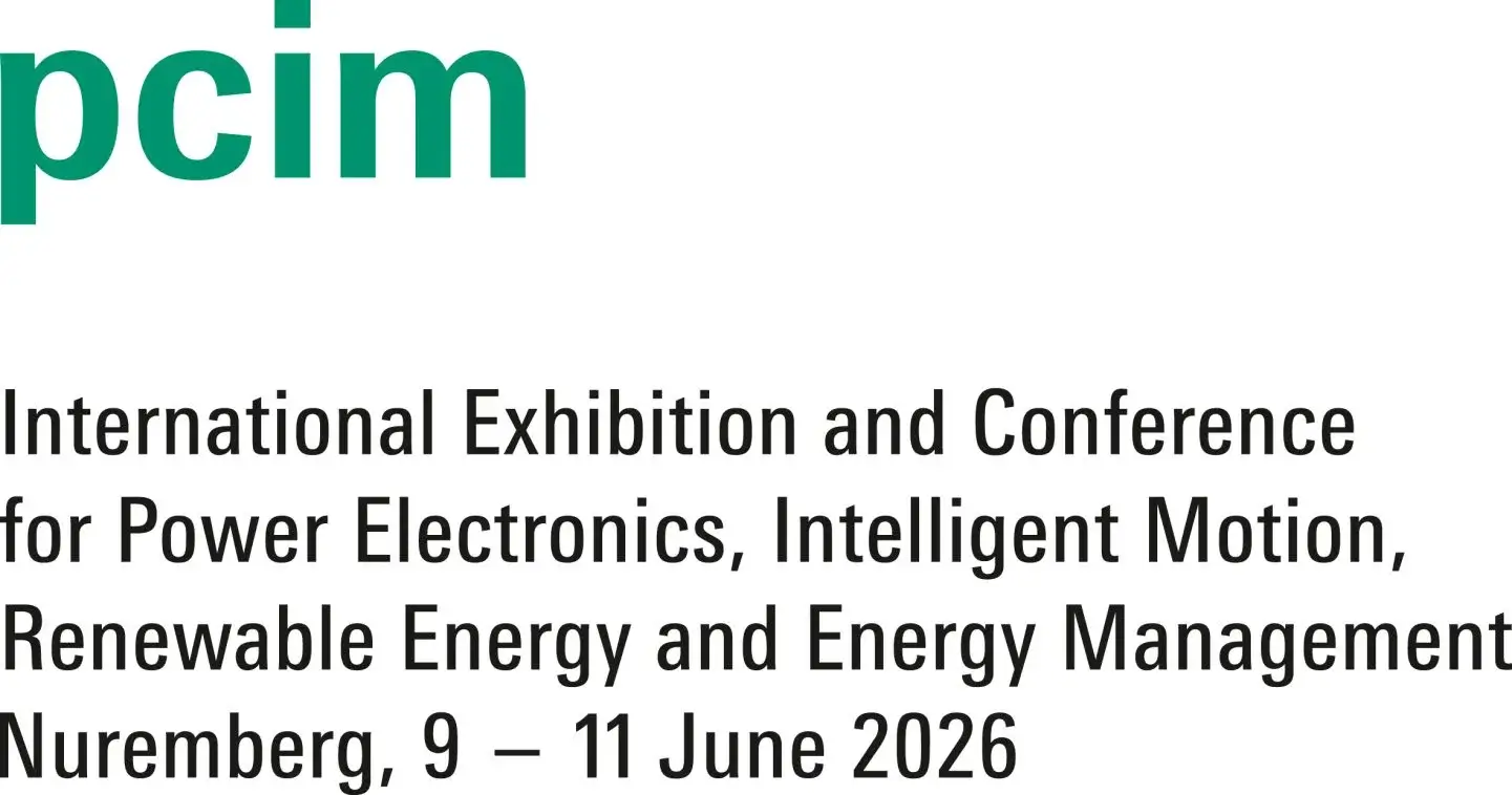 PCIM banner: International Exhibition and Conference on Power Electronics and Renewable Energy, Nuremberg, June 9–11, 2026