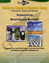 Organosilicon and Metal-Organic Materials for Renewable Energy